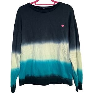 Lea & Viola Color Blocked Tie Dye Sweatshirt Size M